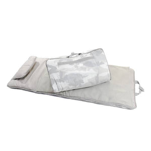 Snow Camo (Grey) Seersucker Nap Roll | Mint