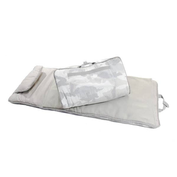 Snow Camo (Grey) Seersucker Nap Roll | Mint