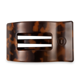 Flat Rectangle Hair Clip | Large | Tortoise