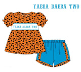 PO74 Yabba Dabba Name Smocks