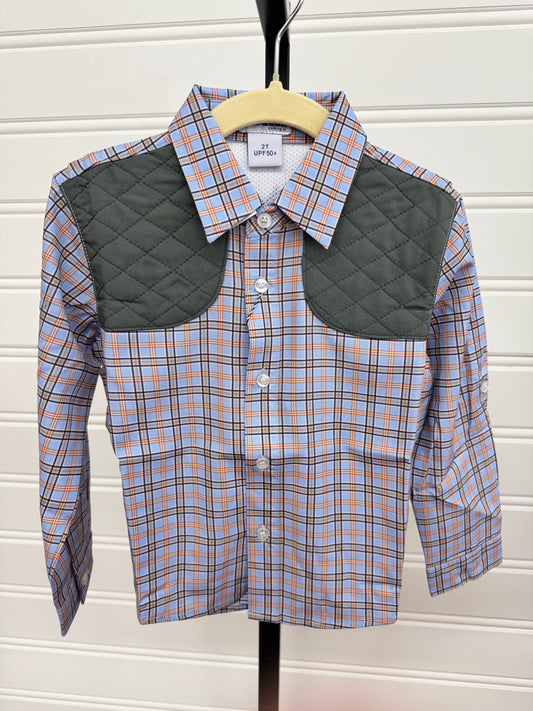 Blue Quail Holiday Tattersall Long Sleeve Shirt