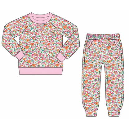 Comfy Club Pink Floral Set - ETA JANUARY