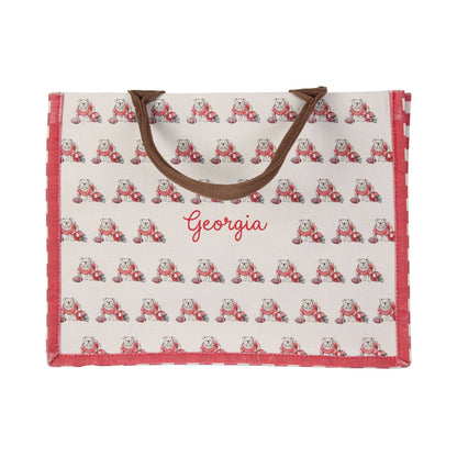 Bulldogs Pattern Tote Bag