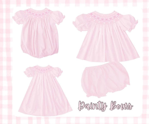 Dainty Bow Smocks * ETA APRIL