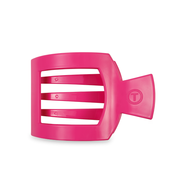 Flat Square Hair Clip | Large | Tropical Punch