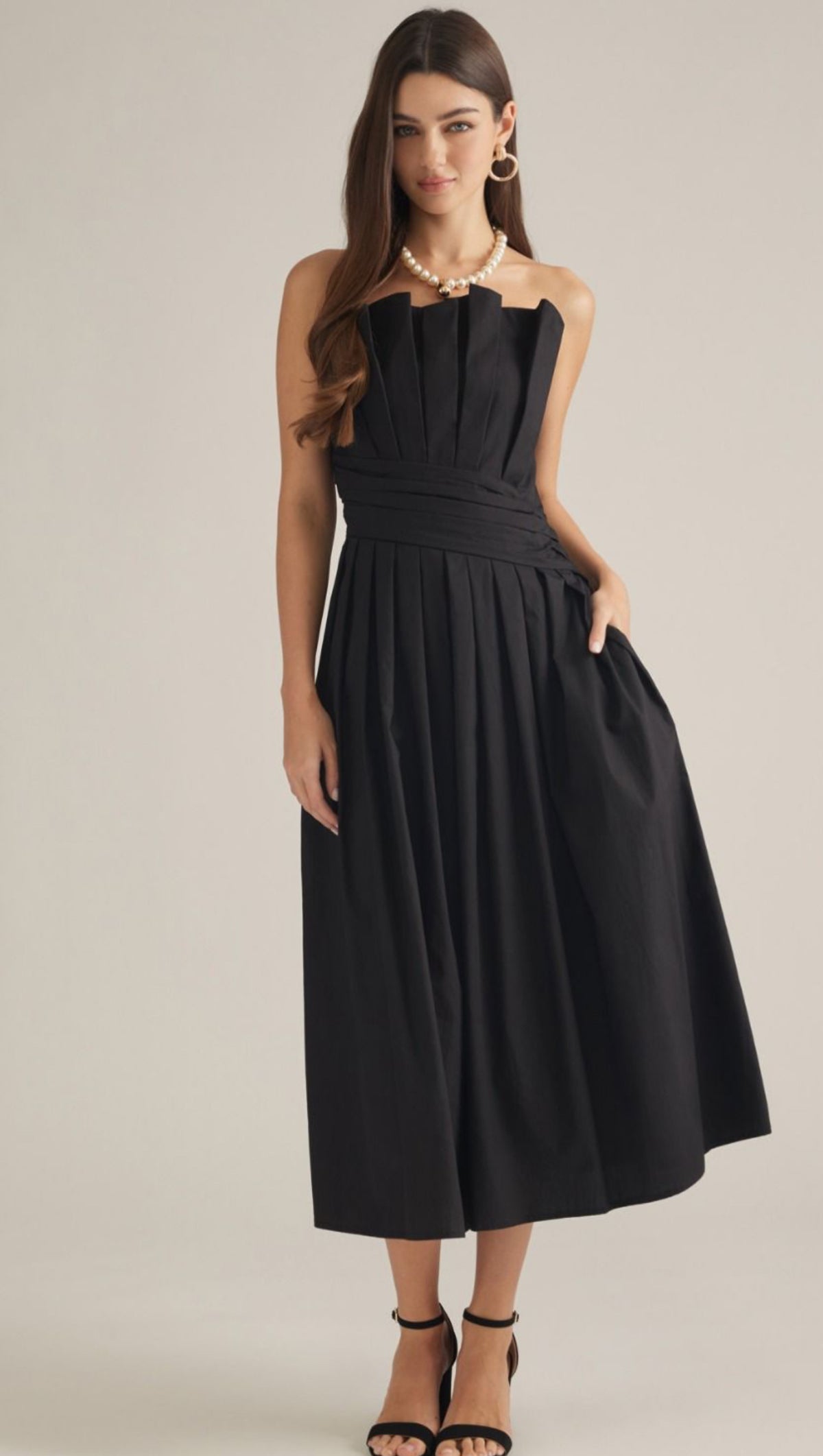 Black Ruffle Dress