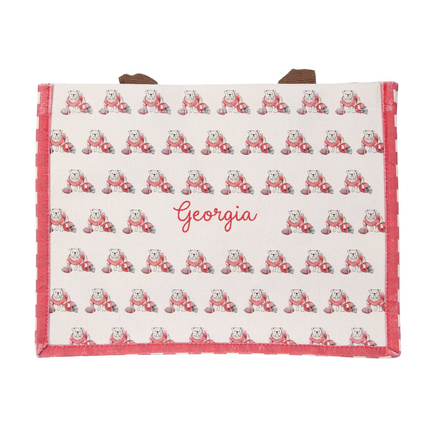 Bulldogs Pattern Tote Bag