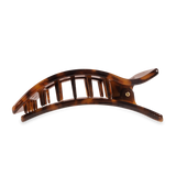 Flat Rectangle Hair Clip | Large | Tortoise