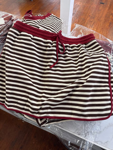 Red & Brown Skort