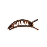 Square Flat Hair Clip | Med. | Tortoise