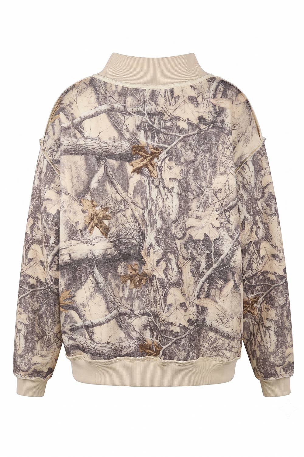 IT2594-CAMOBLANK | Real-Tree Camouflage Mock-Neck Sweatshirt