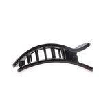 Flat Rectangle Hair Clip | Medium | Jet Black