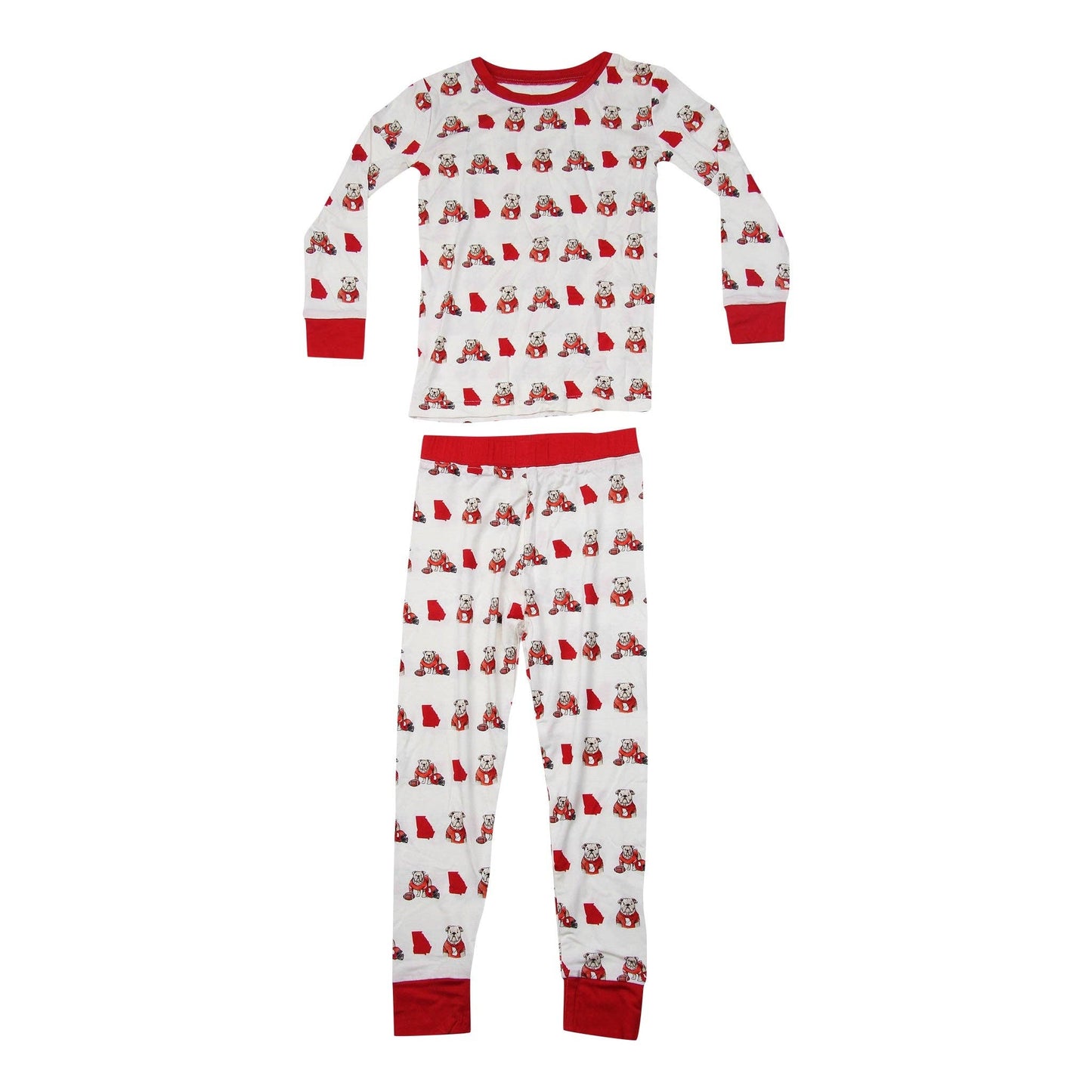 Georgia State Shape Unisex Kids Pajamas