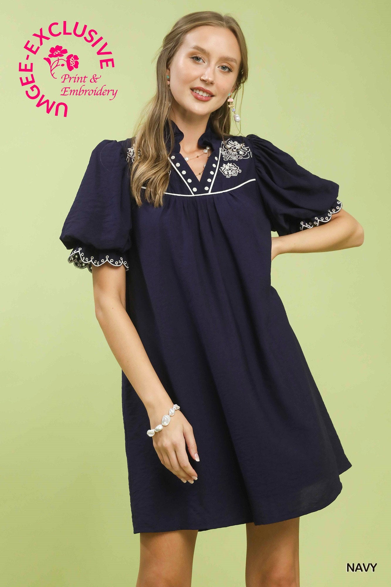 Seersucker Mini Dress