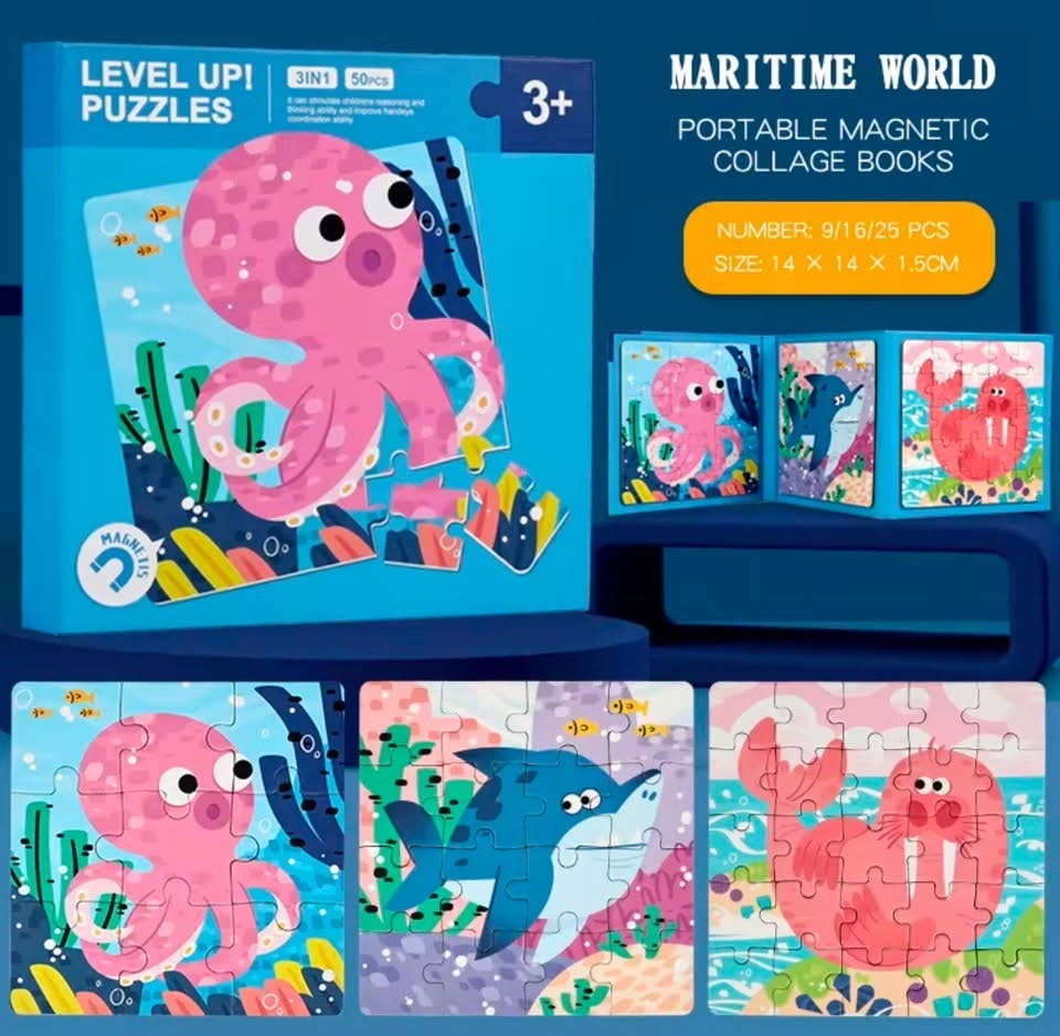 Magnetic Puzzle Books