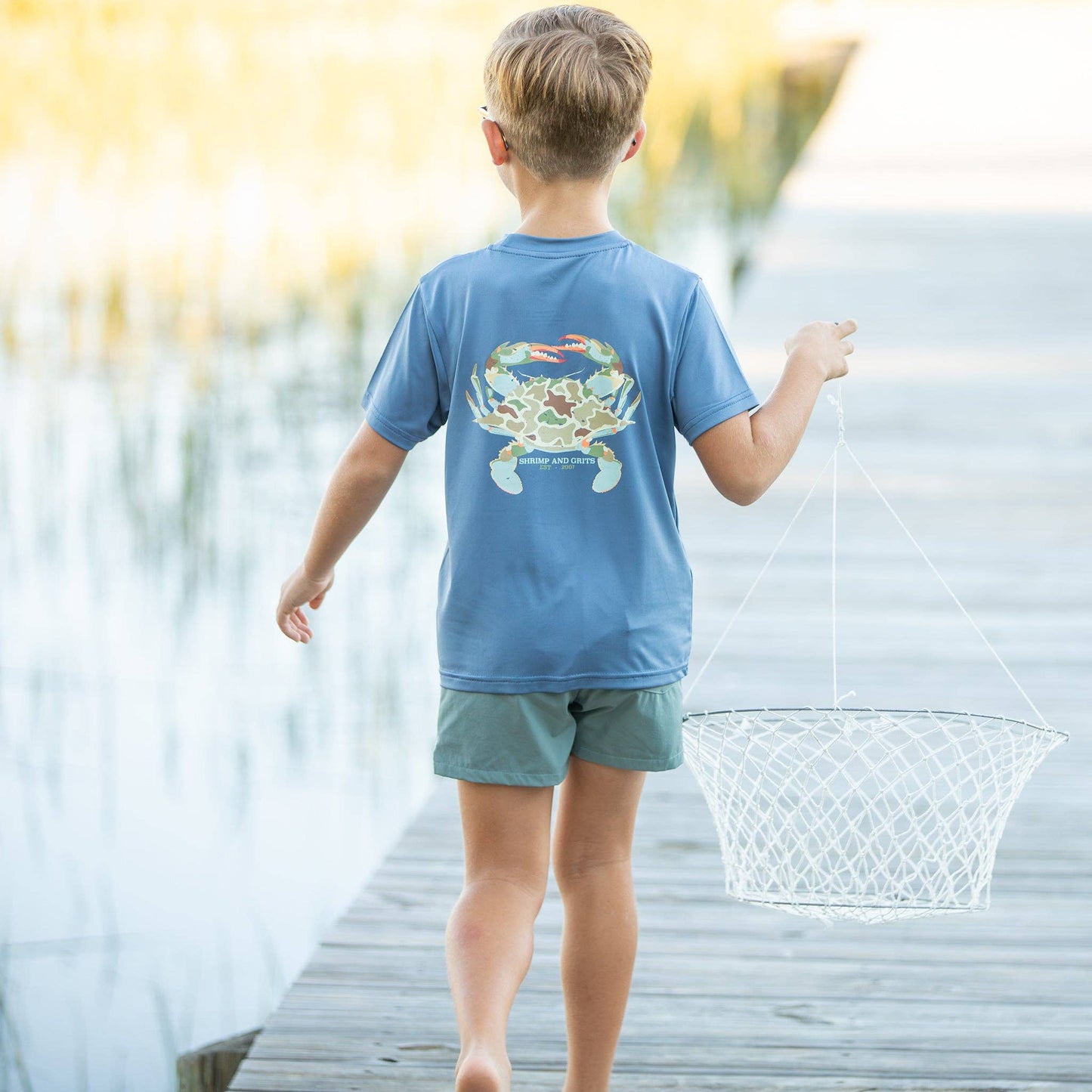 Crab Hunt Performance Graphic Tee