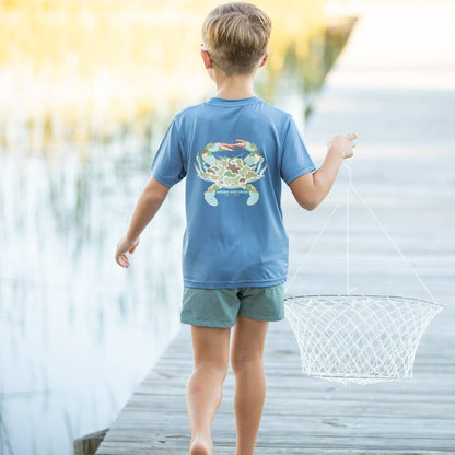 Crab Hunt Performance Graphic Tee