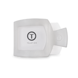 Square Flat Hair Clip | Medium | Coconut White