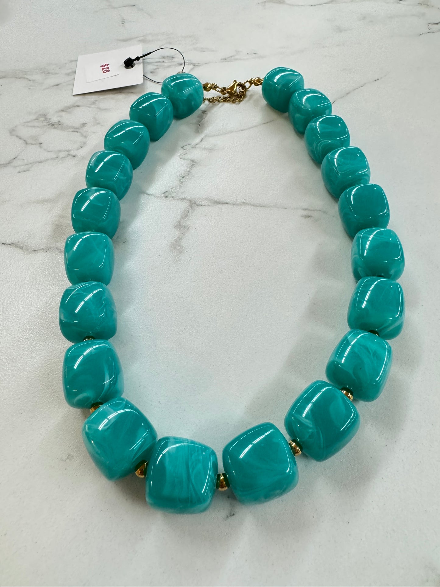 HD Square Marble Necklaces