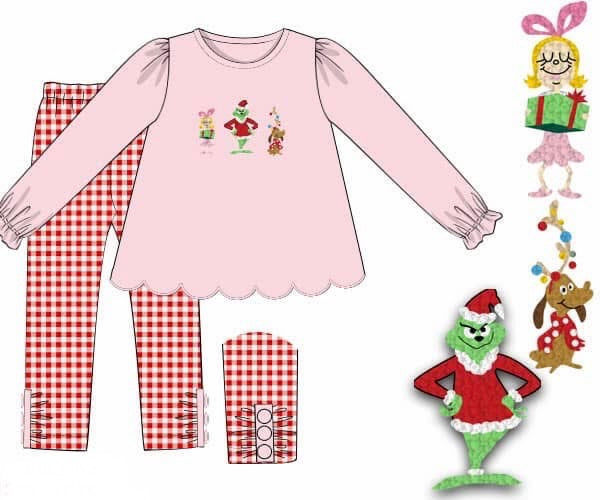 PO92 Where Are You Christmas Legging Set
