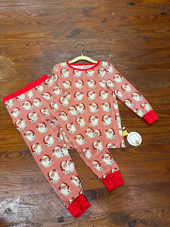 Santa Striped Set