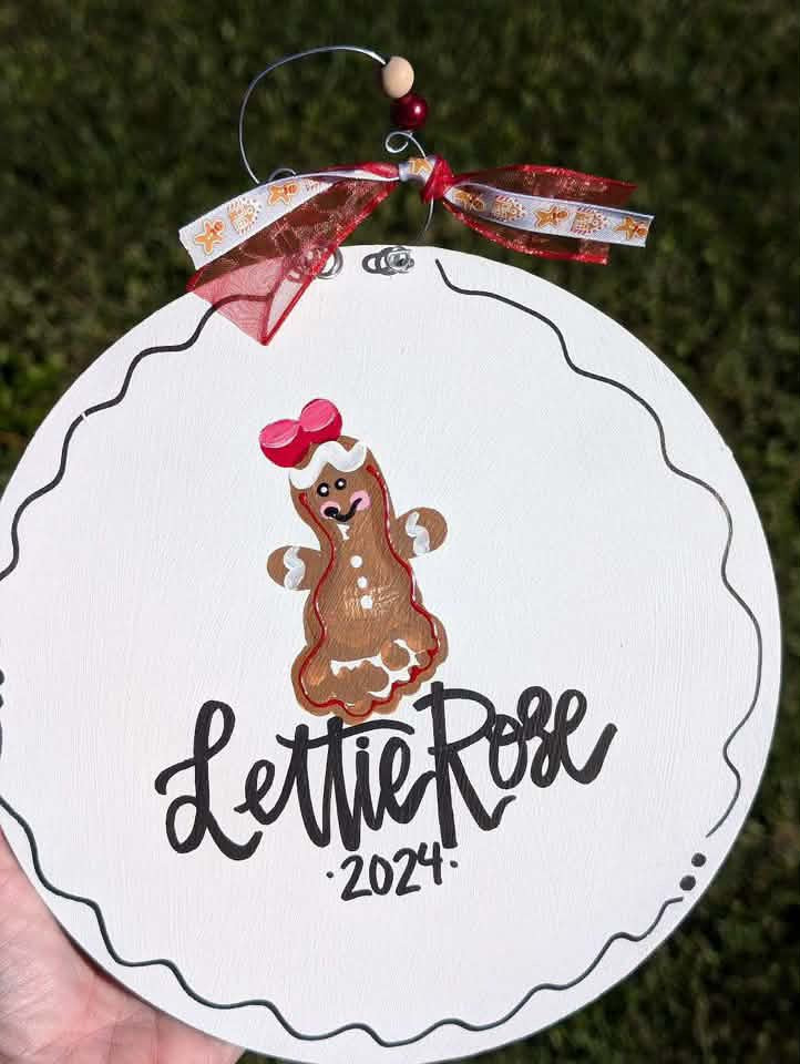Custom Ornament -- HanWritten by Hannah Jones