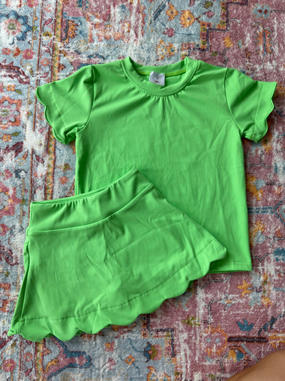 Neon Scalloped Sets