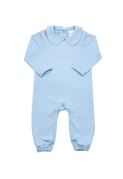 Romper - Piping Collared LS