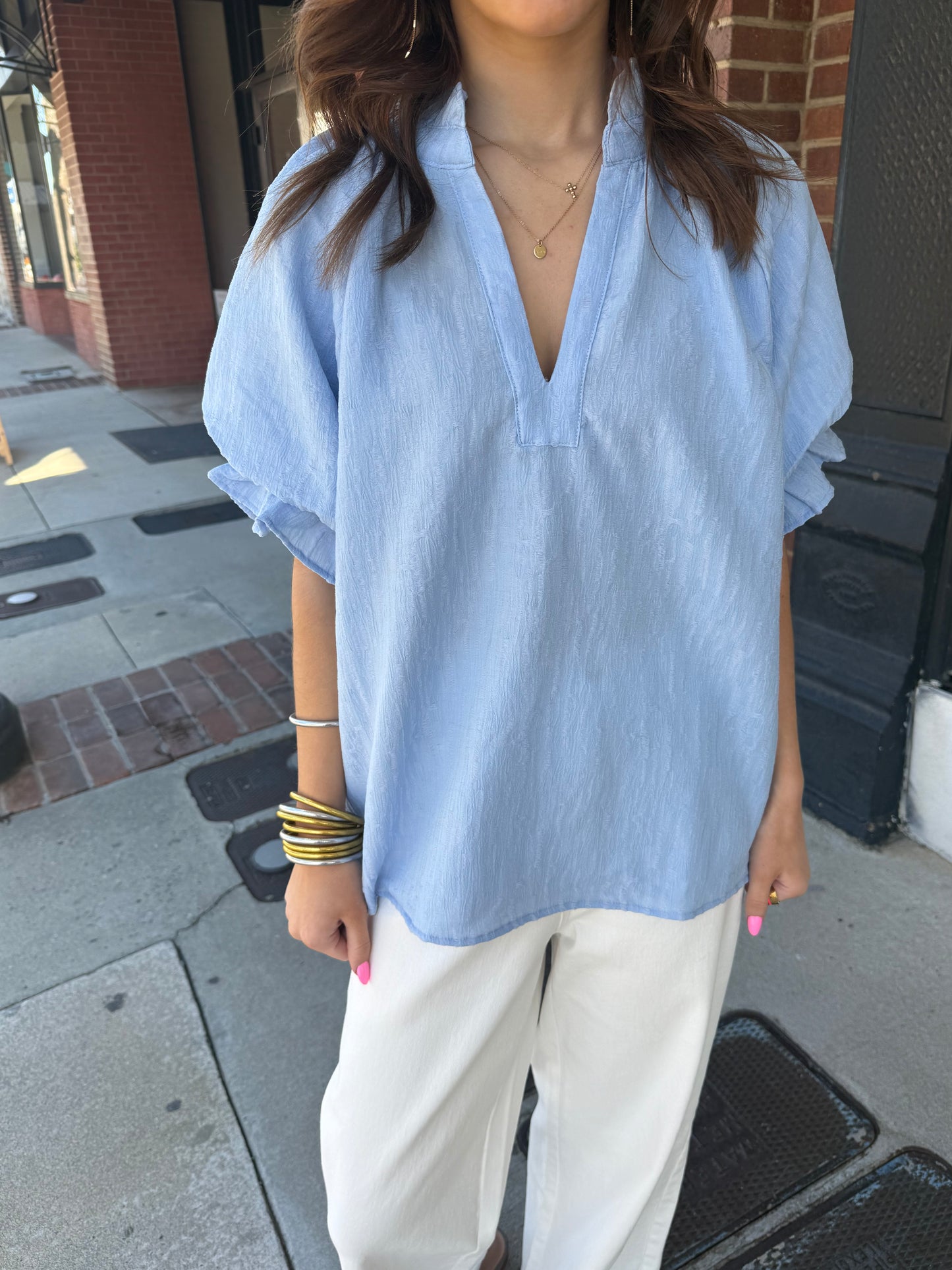 SUNDAY STROLL BLOUSE