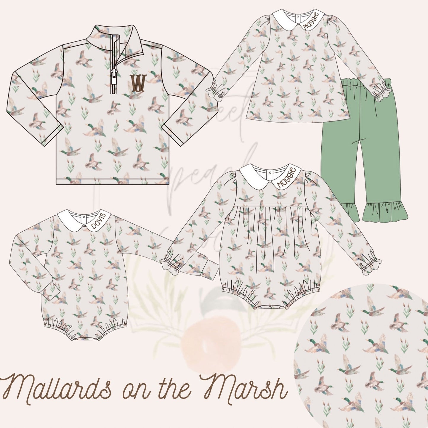 Mallards on the Marsh Quarter Zip - ETA NOVEMBER