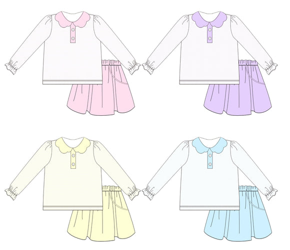 Bitty Dot Skort Sets * PREORDER ETA FEBRUARY