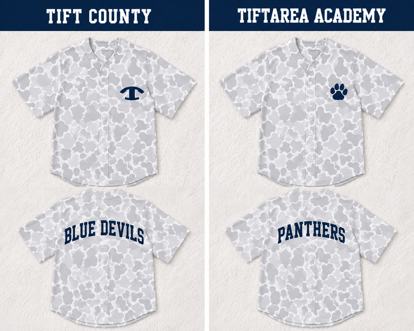 PREORDER * KIDS CAMO - JERSEY SPIRIT DAYS * ESTIMATED ARRIVAL AUGUST