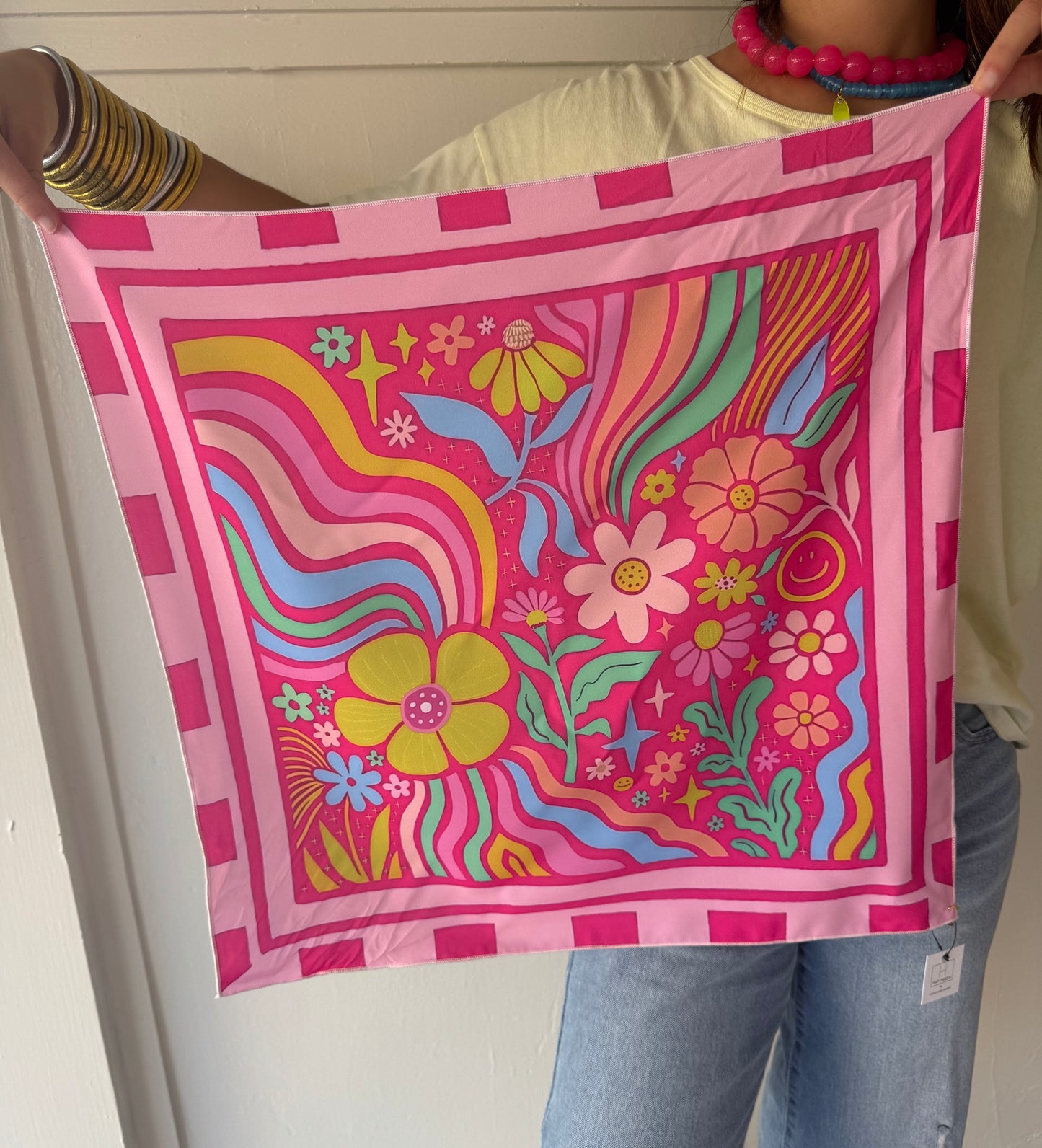 HD Pink scarf