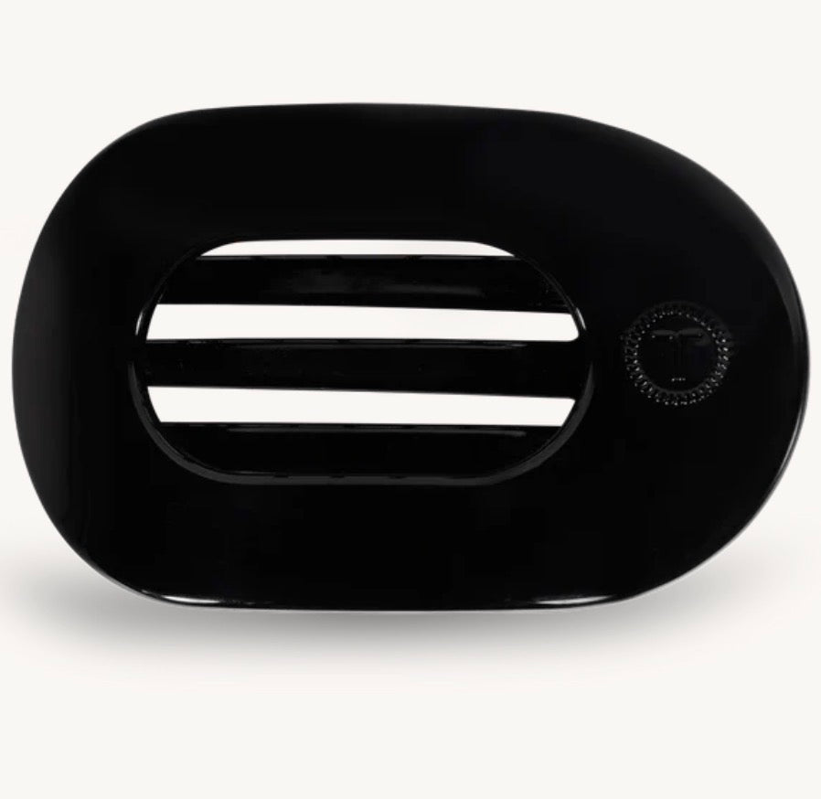 Teleties Large Flat Clip “Jet Black”