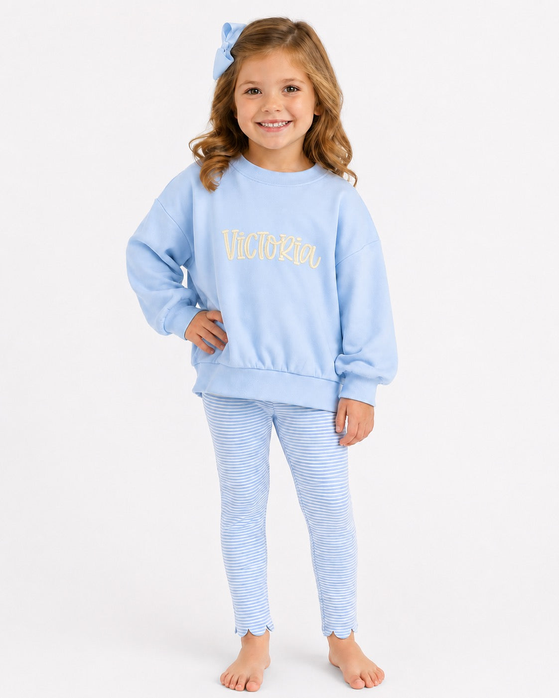 Lazy Daizy Blue Sweatshirt & Leggings Set - ETA NOVEMBER
