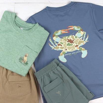 Crab Hunt Performance Graphic Tee