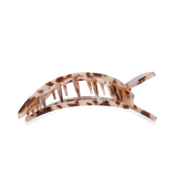 Square Flat Hair Clip | Large | Blonde Tortoise