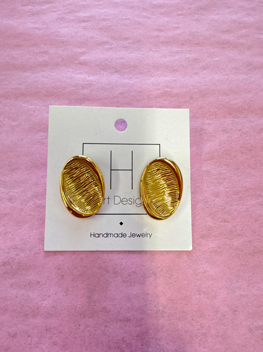 Hart Designs Gold Stud Earrings