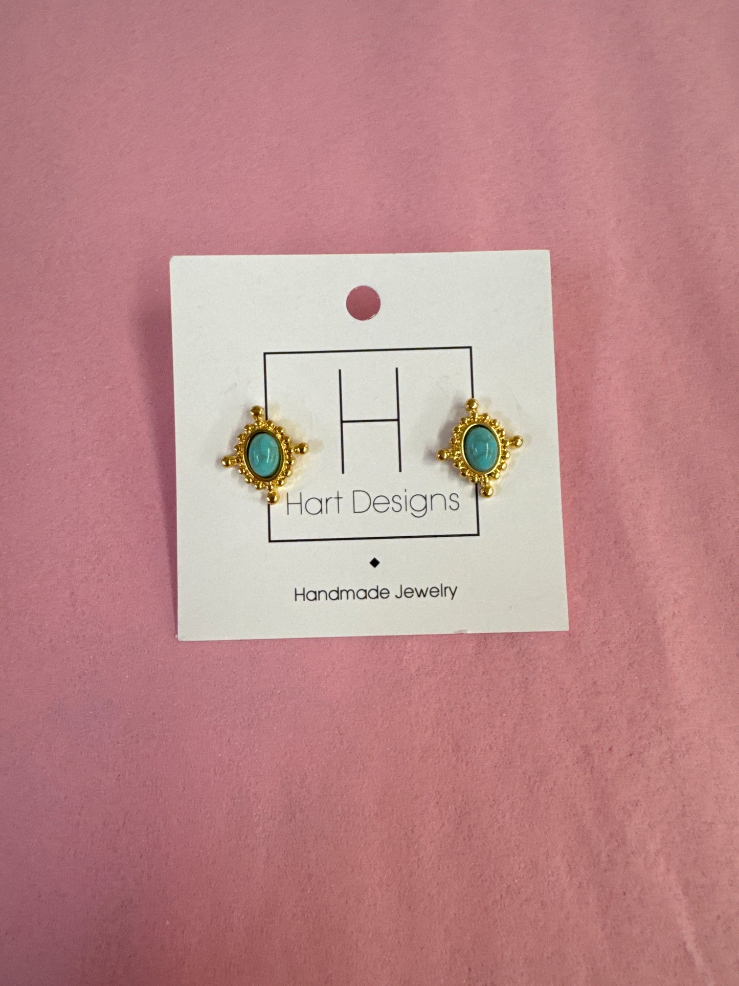 Hart Designs Turquoise Stud Earrings