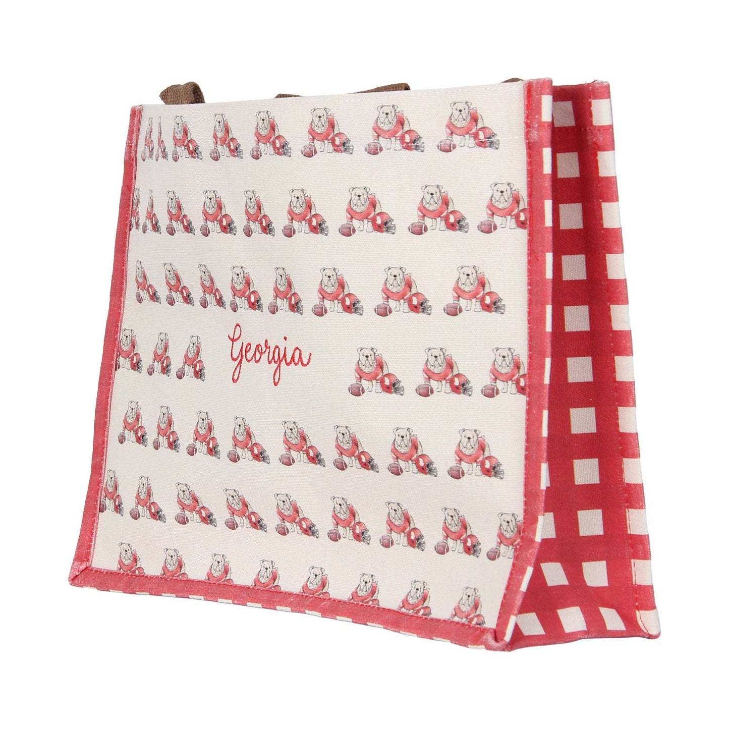 Bulldogs Pattern Tote Bag