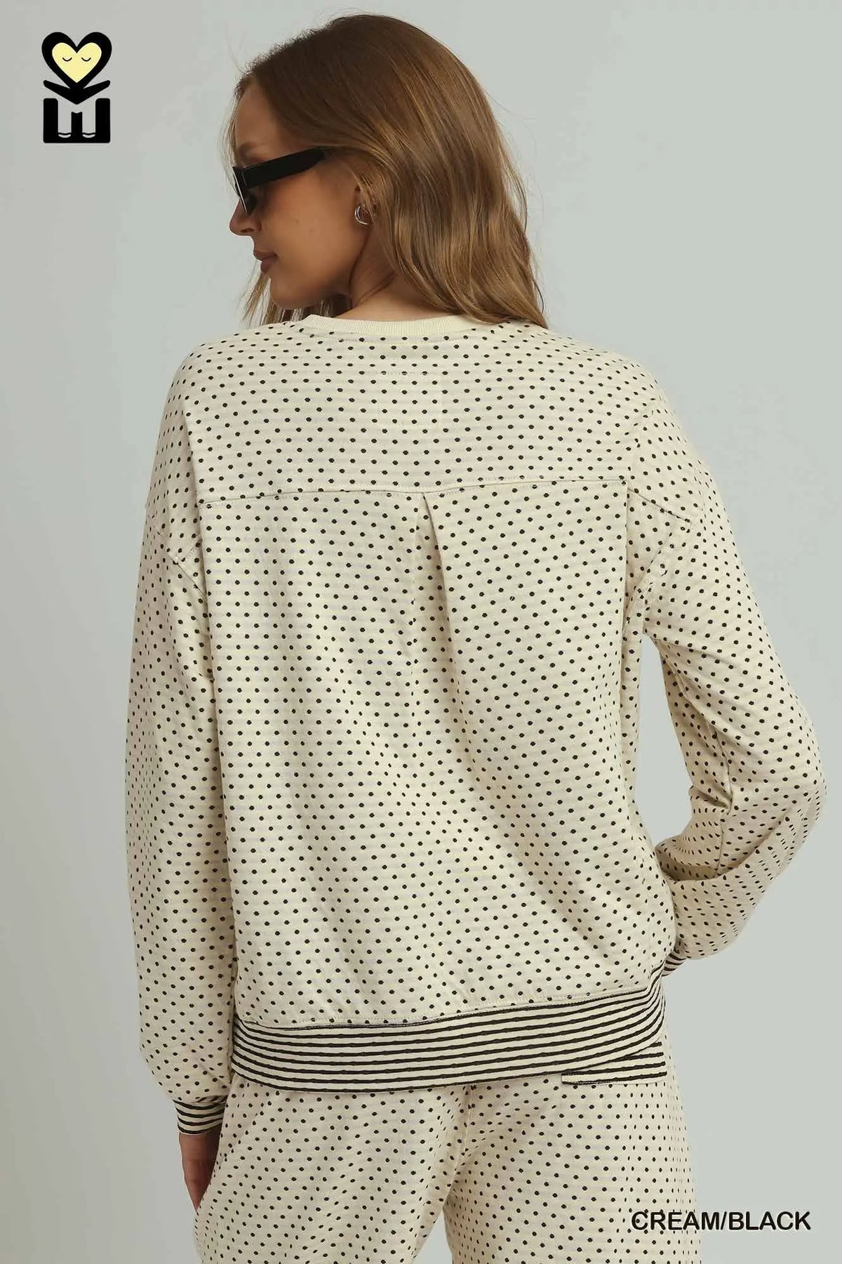 Reversible Polka Dot Top