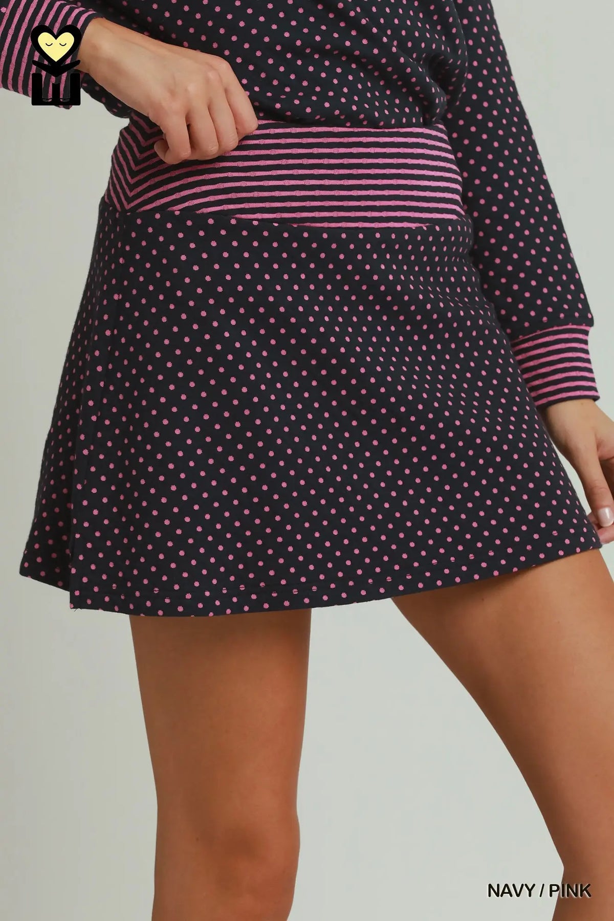 Polka Dot Skort