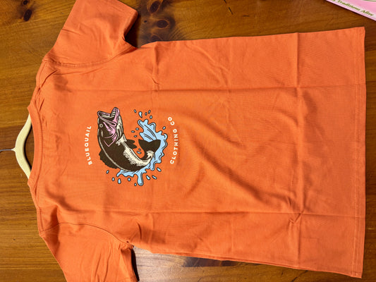 Blue Quail Trout Cotton Graphic Tee