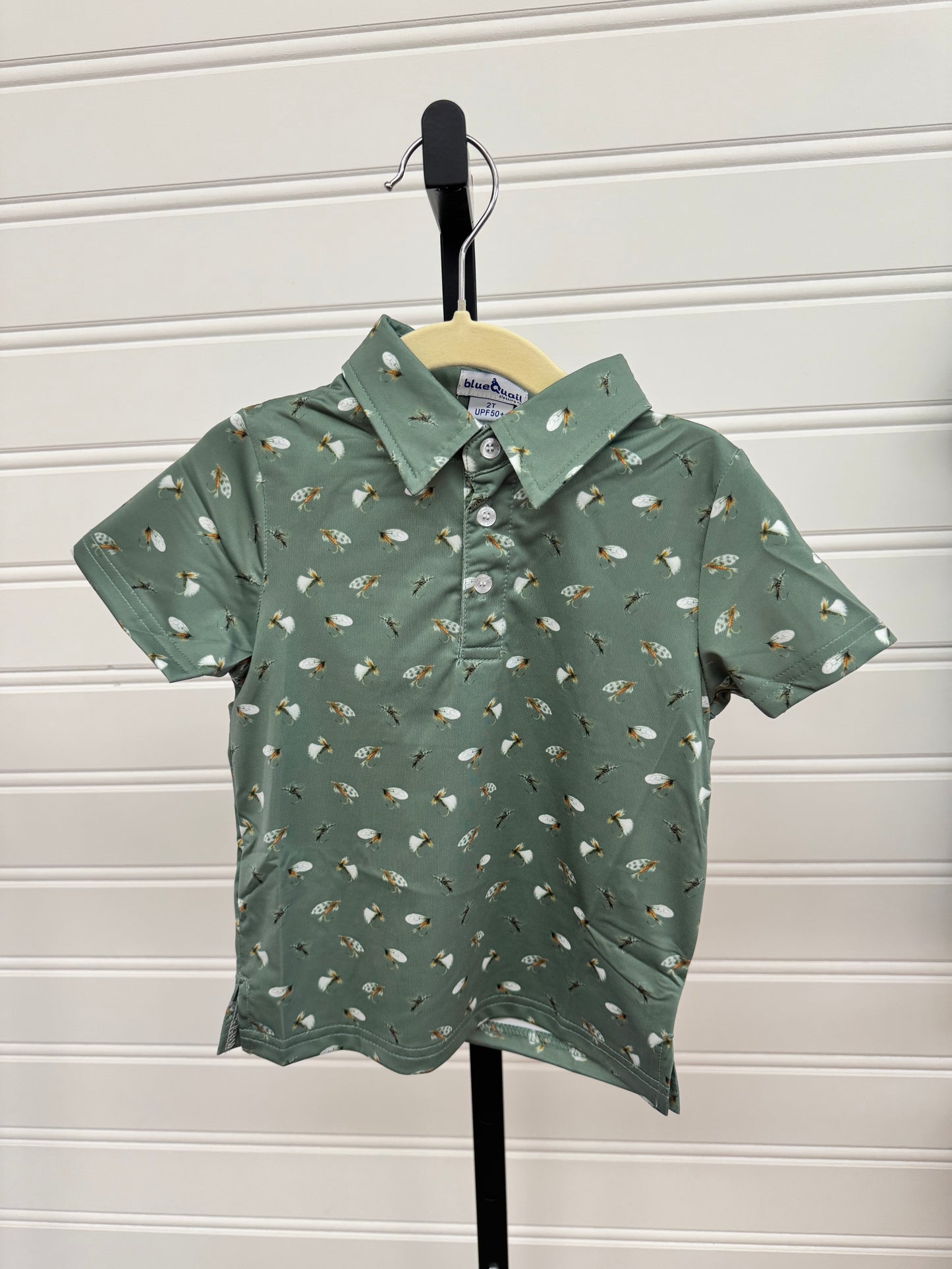Blue Quail Fly Fishing Polo Short Sleeve Shirt