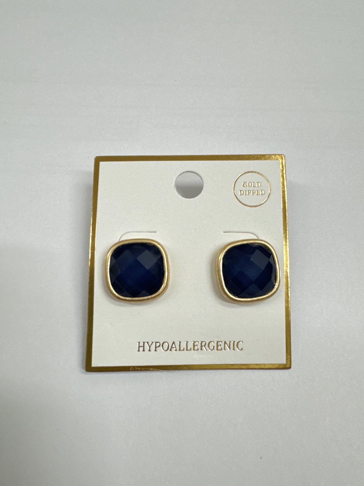Navy Kim Earrings
