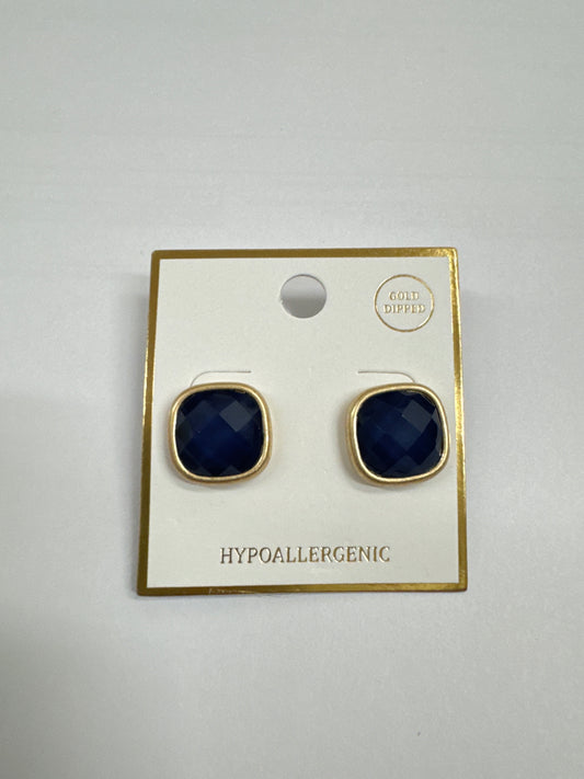 Navy Kim Earrings