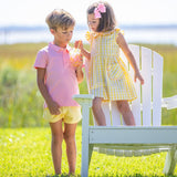 Boys Pocket Polo - Pawleys Island Pink