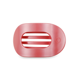 Round Flat Hair Clip | Medium | Calming Coral