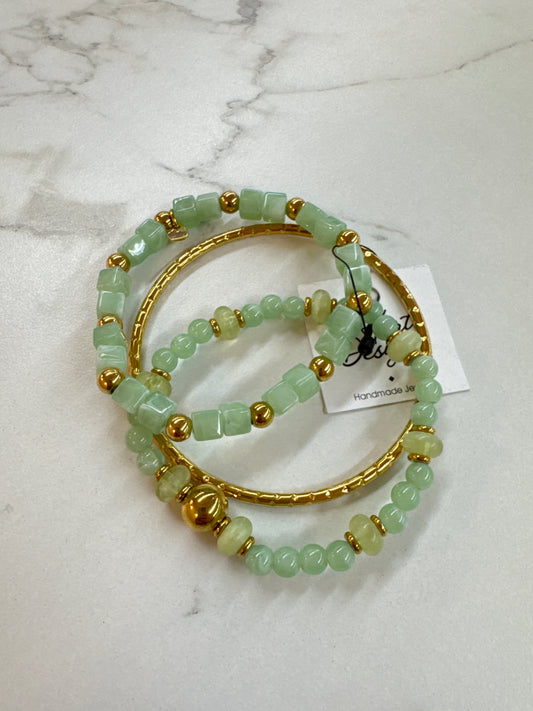 HD Green Bracelet Set