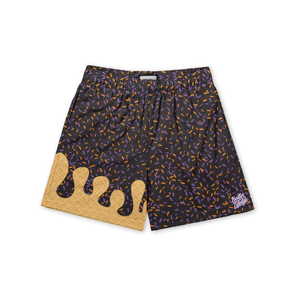 Halloween Baseball Ice Cream Drip Shorts